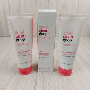 Good‎ Clean Goop Beauty The Powerscrub Scalp Detox 4oz New Lot of 2